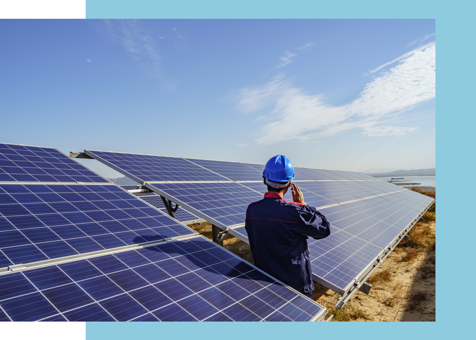 about2 Solar PV Panels Sunny Day