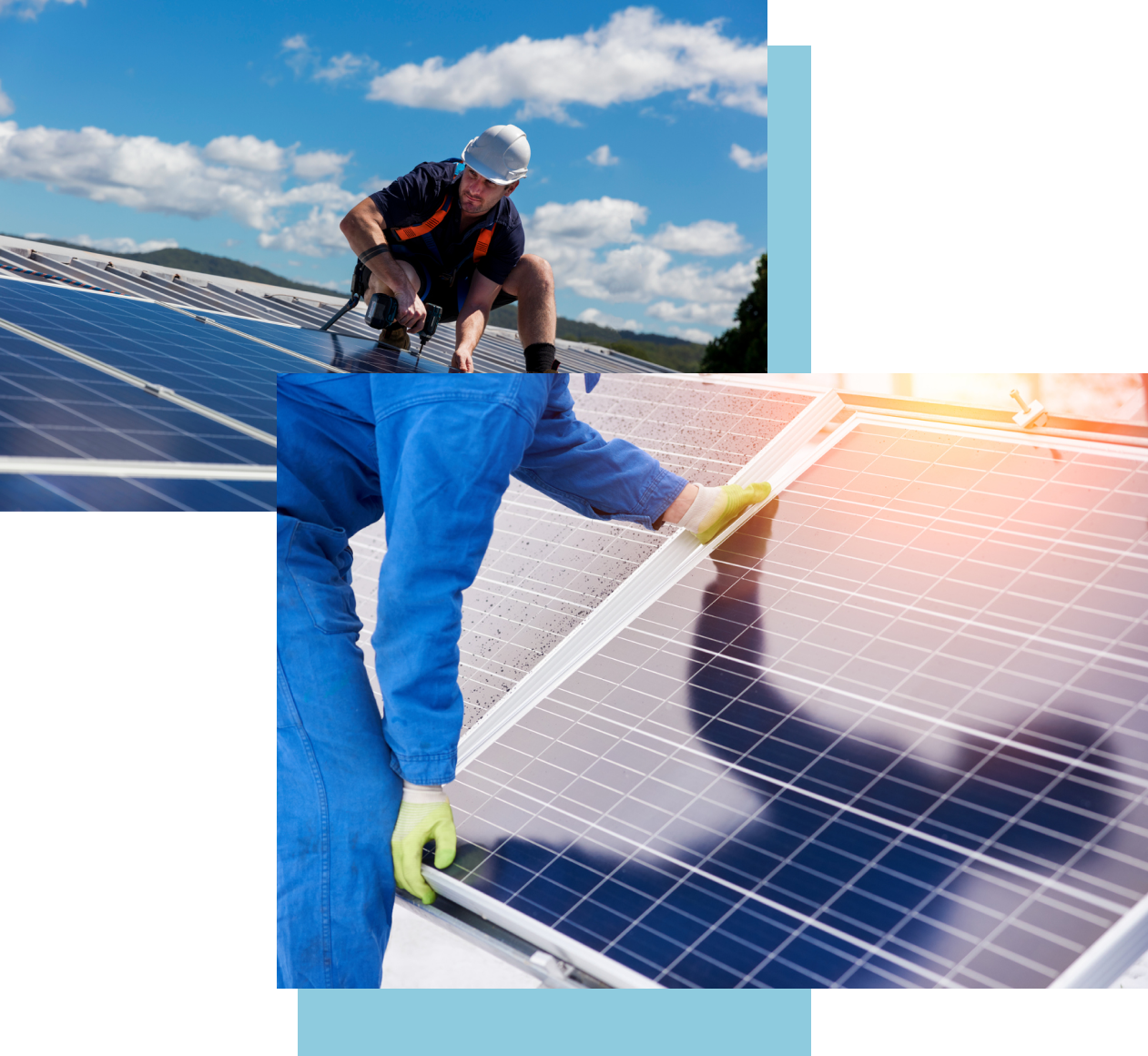 pvchange Engineer Working Solar PV Panels