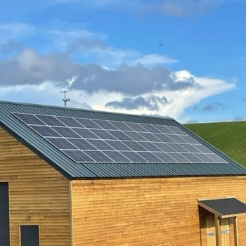 Solar Panels on a Shed