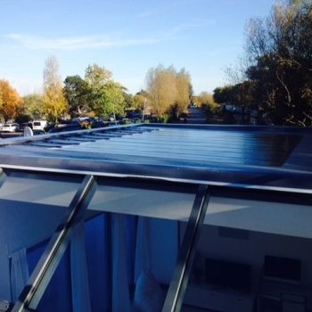 Solar Panels on an Office Building