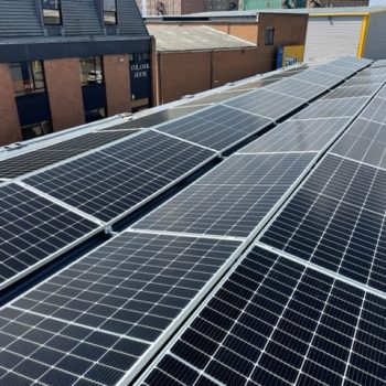 Solar Panels on a Shop Roof