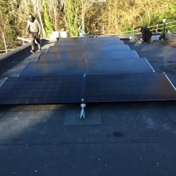 Solar Panels on a Flat Roof