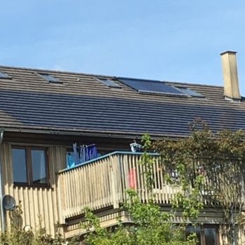 Solar Thermal System on House