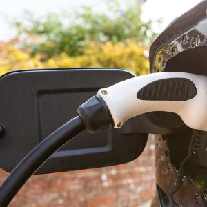 ev charger in car